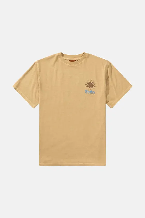Rhythm Sun Vintage Short Sleeve T-Shirt - Macadamia