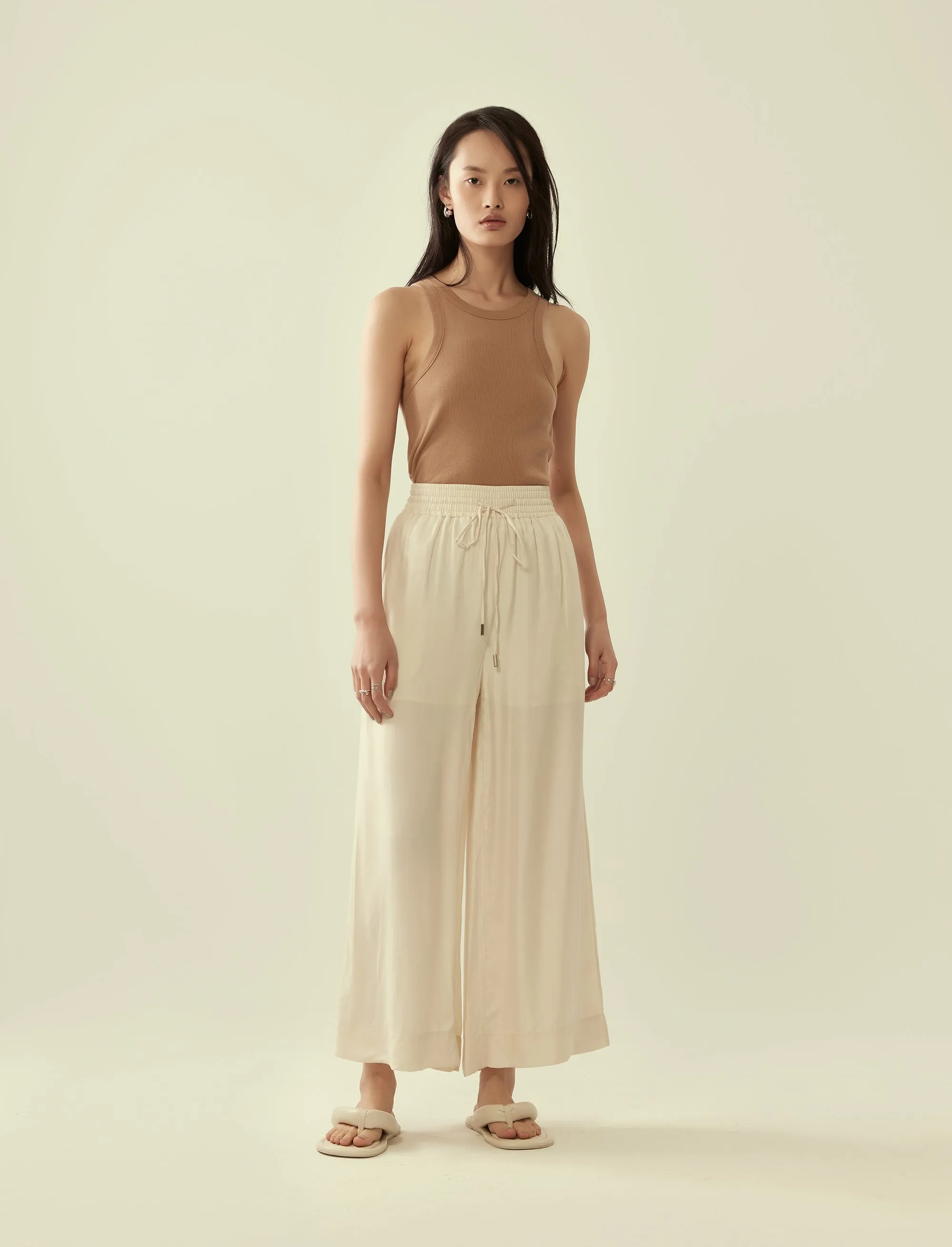 ribbed jersey tank