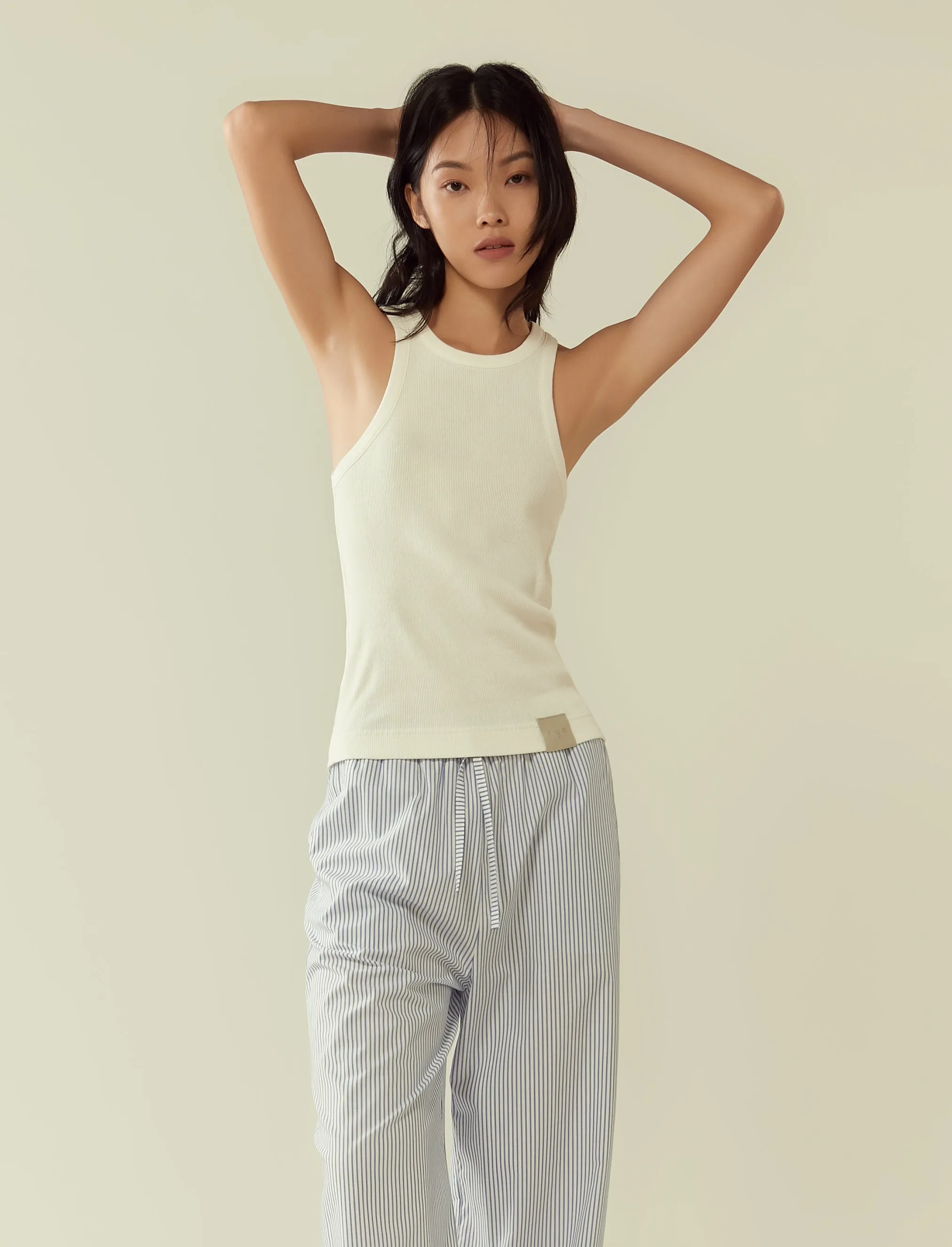 ribbed jersey tank