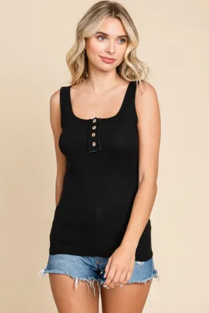 Ribbed Knit Tank Top