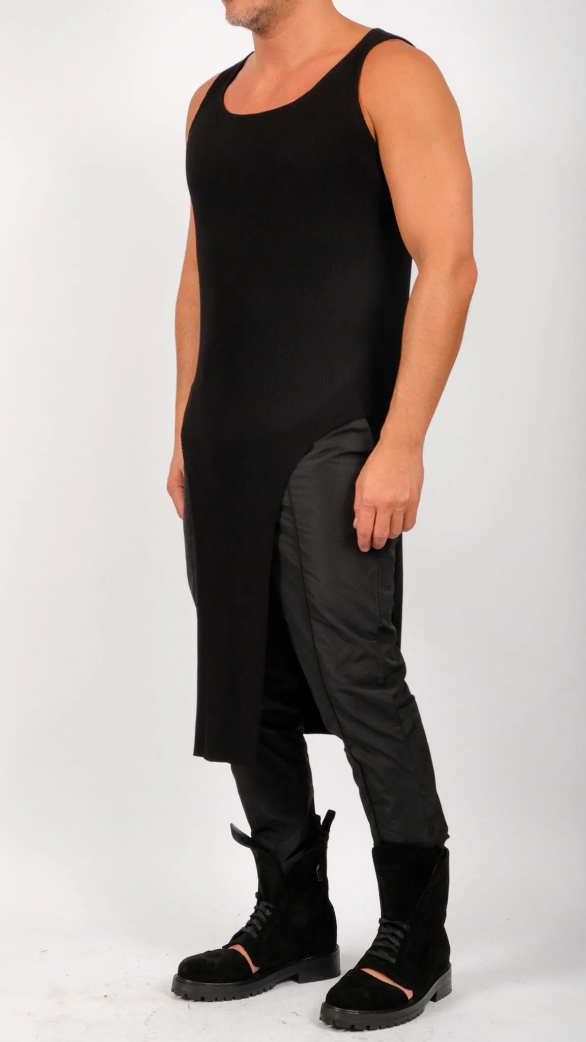 Ribbed Midi Tank Top