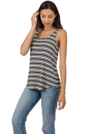 Ribbed Striped Tank