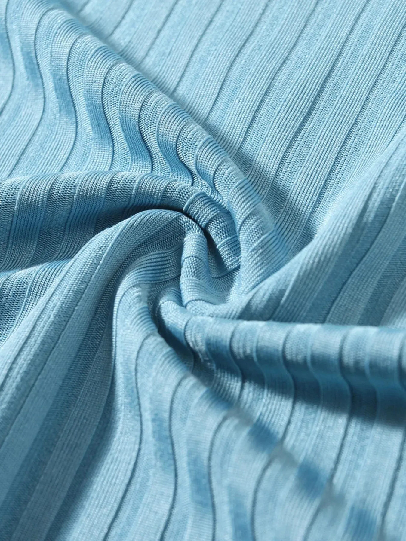Ribbed Two-Tone Tank Top