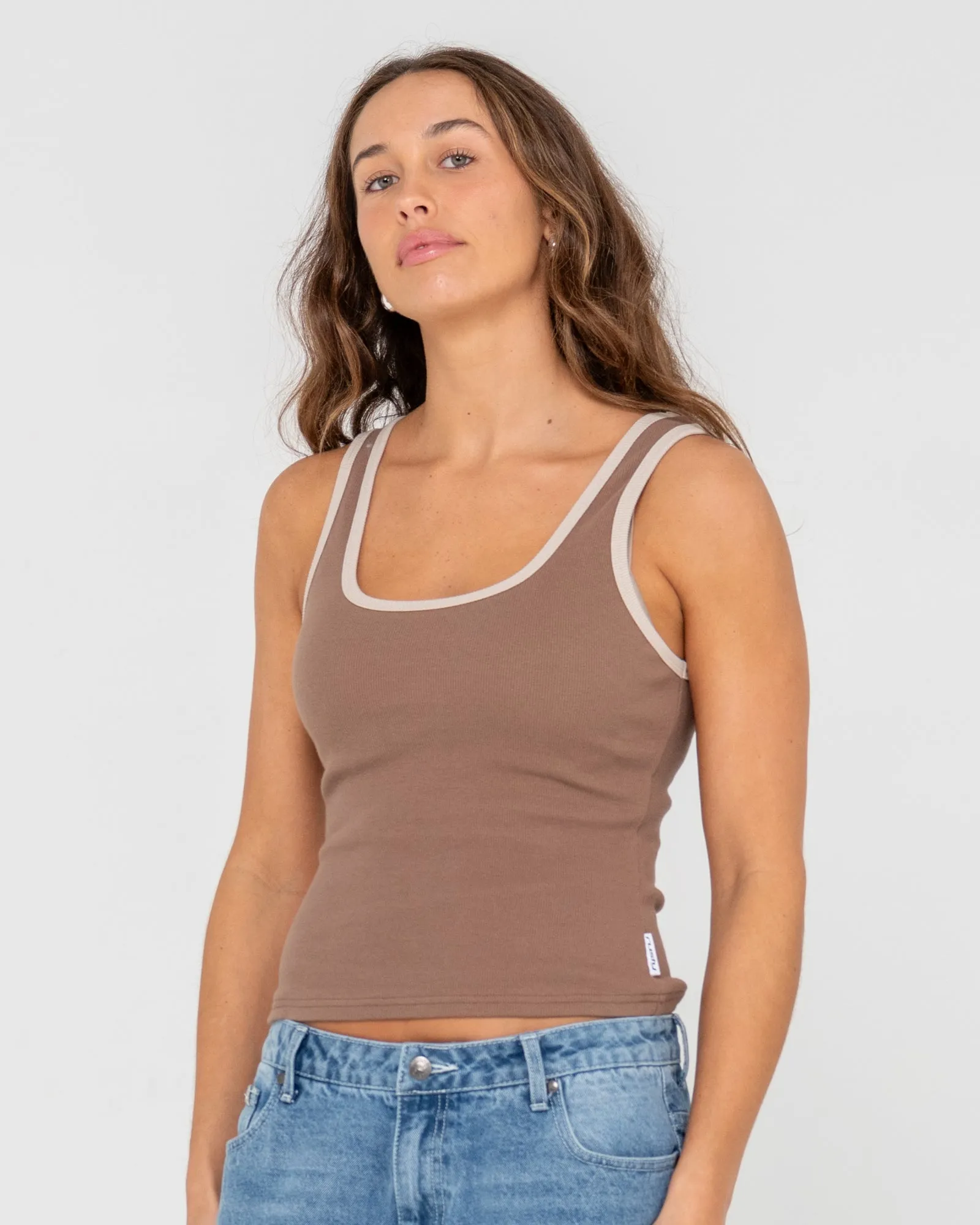 Ringer Ribbed Tank