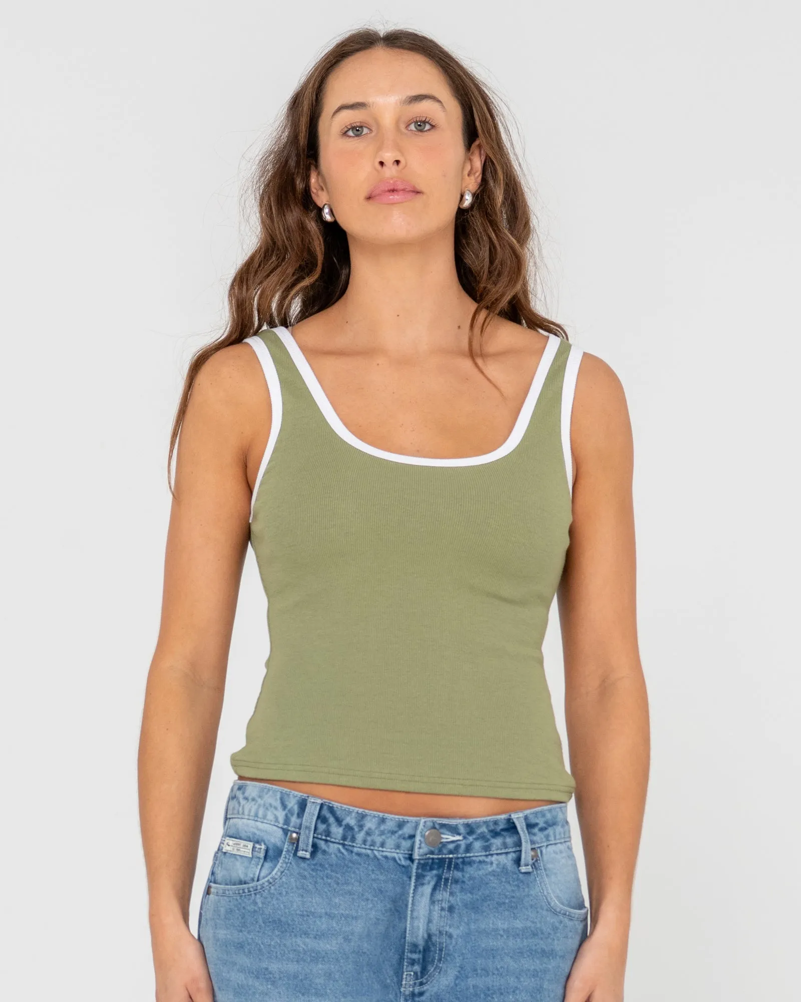 Ringer Ribbed Tank