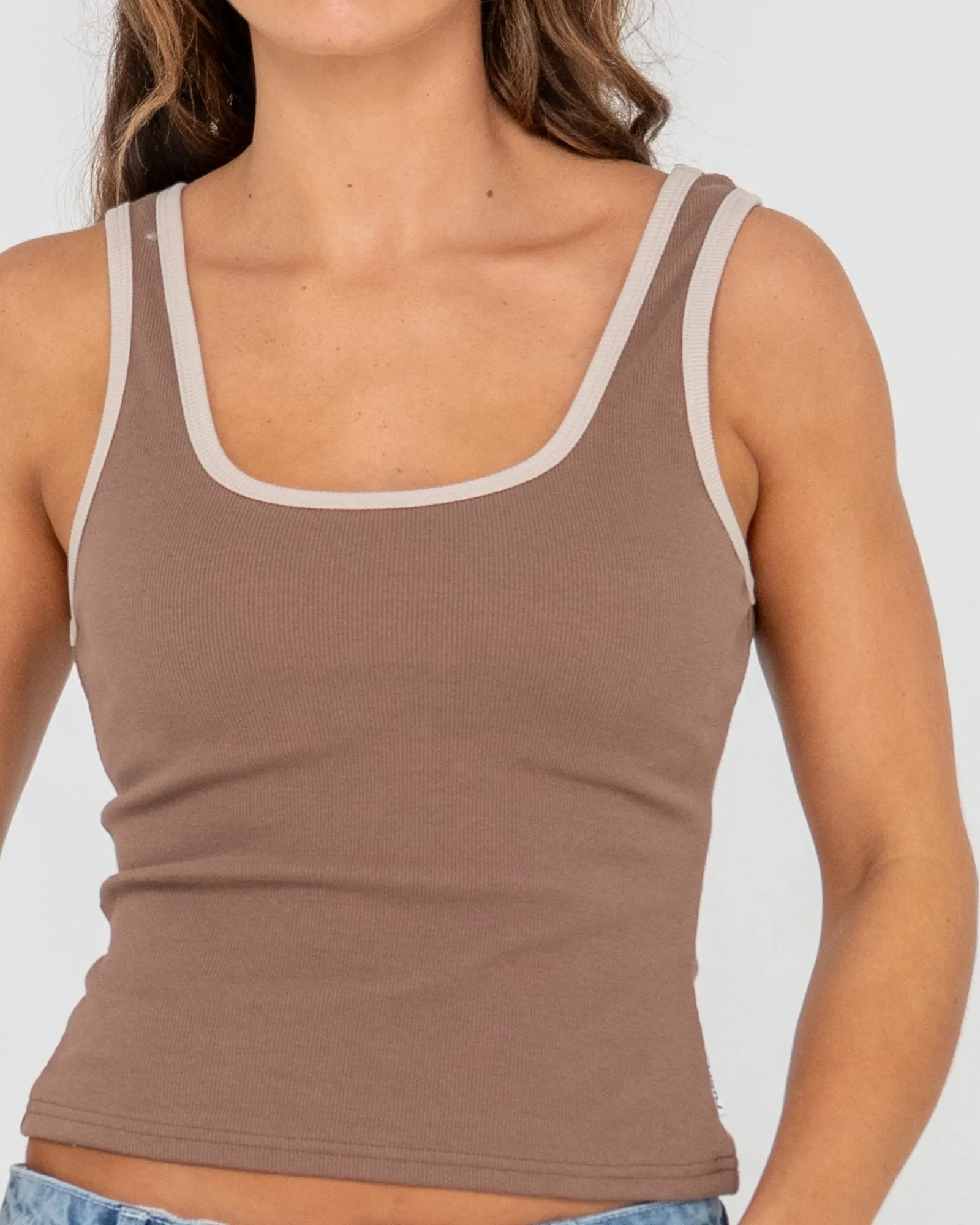 Ringer Ribbed Tank