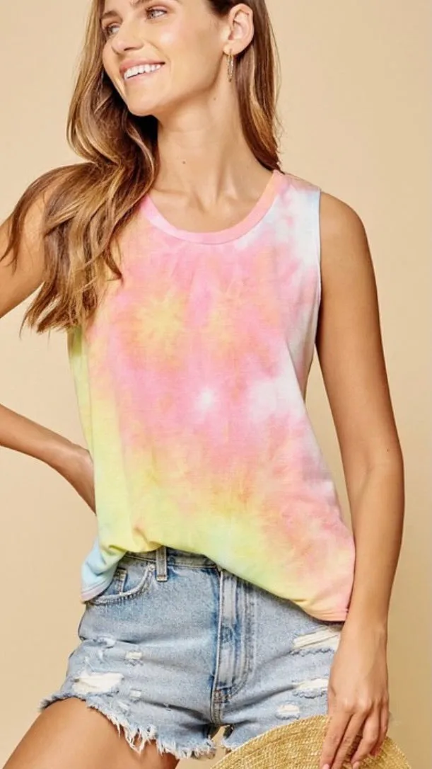 Road Trip TieDye Tank