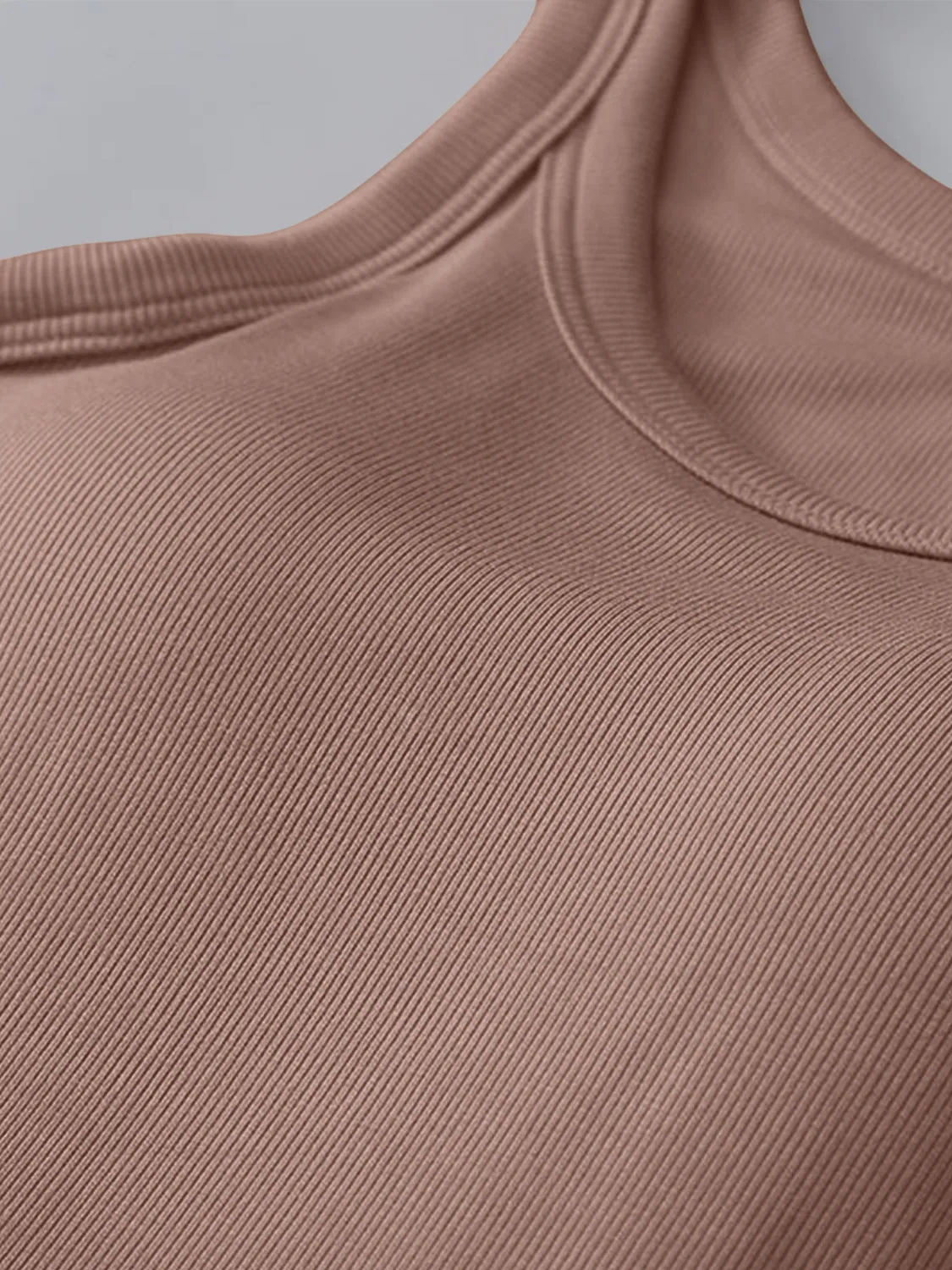 ROUND NECK TANK WITH BRA