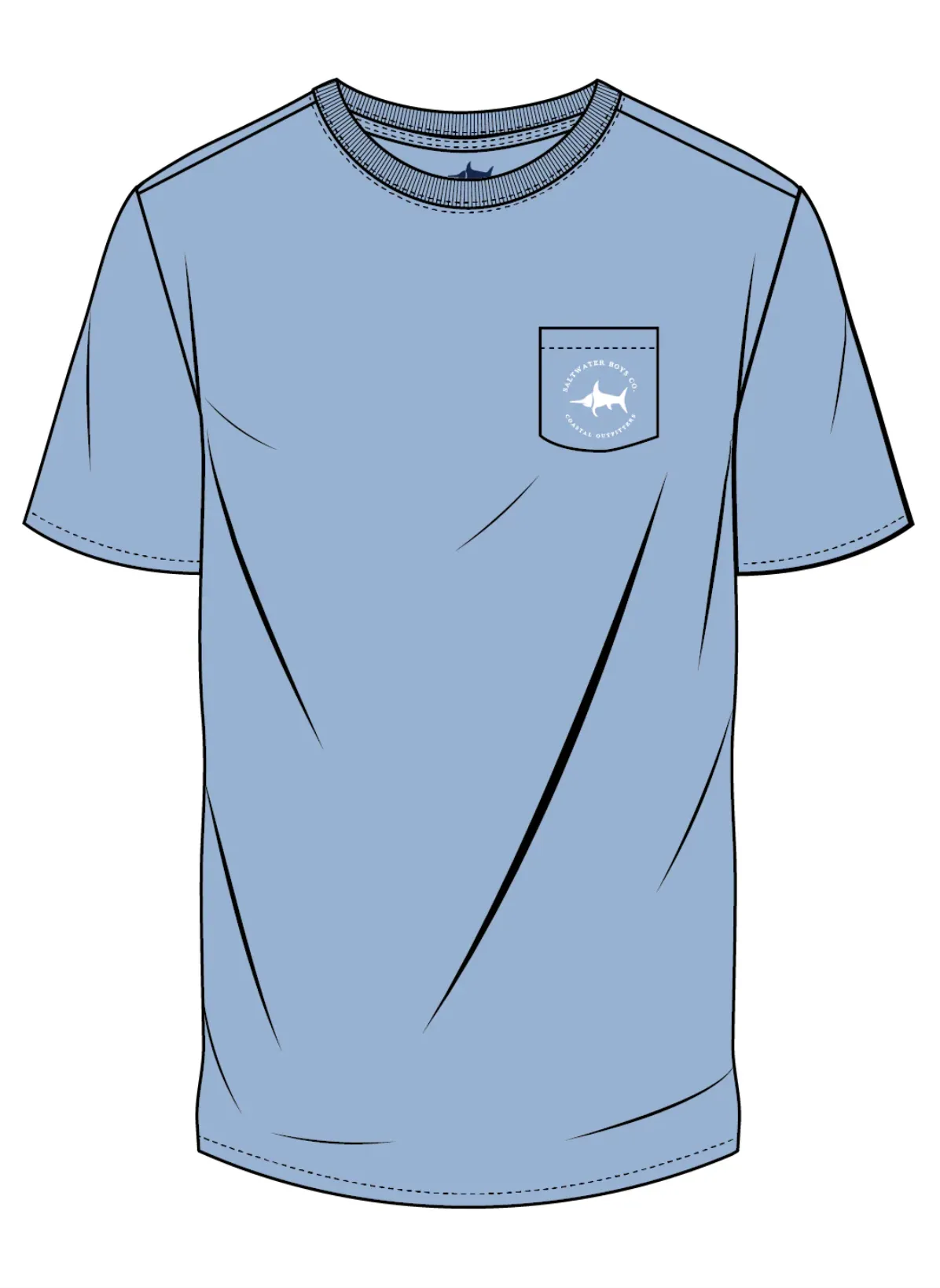 Saltwater Boys Company: Marsh Scene SS Graphic Tee