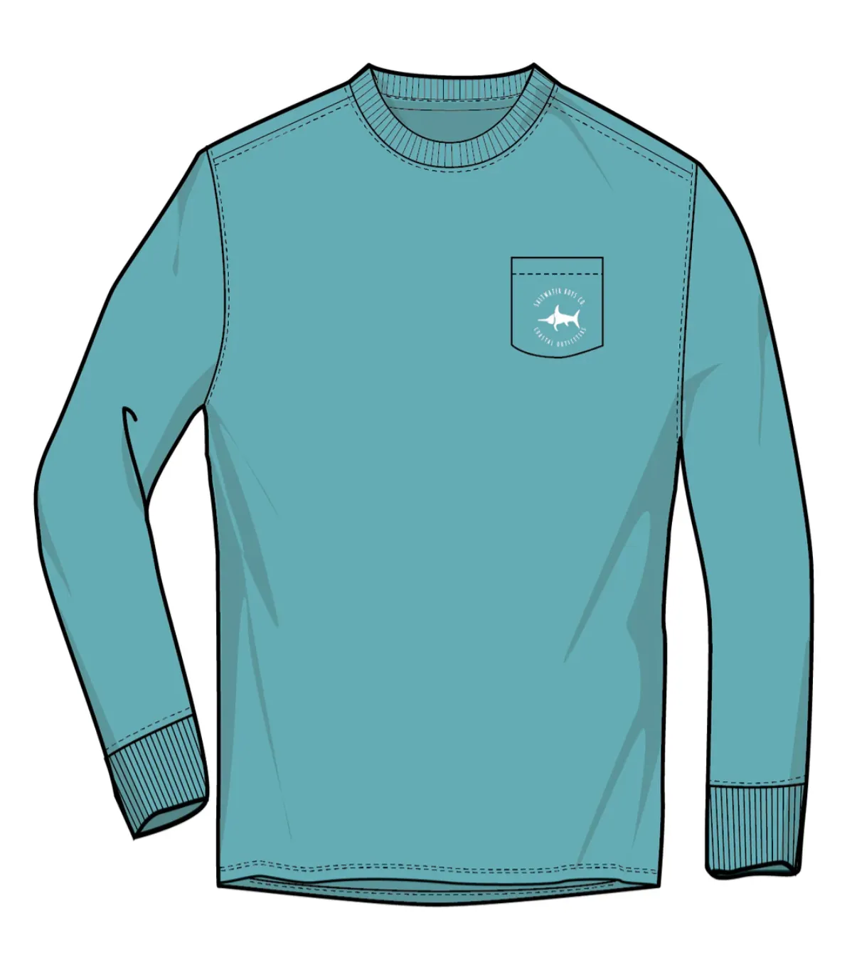 Saltwater Boys Company: Tuna LS Graphic Tee