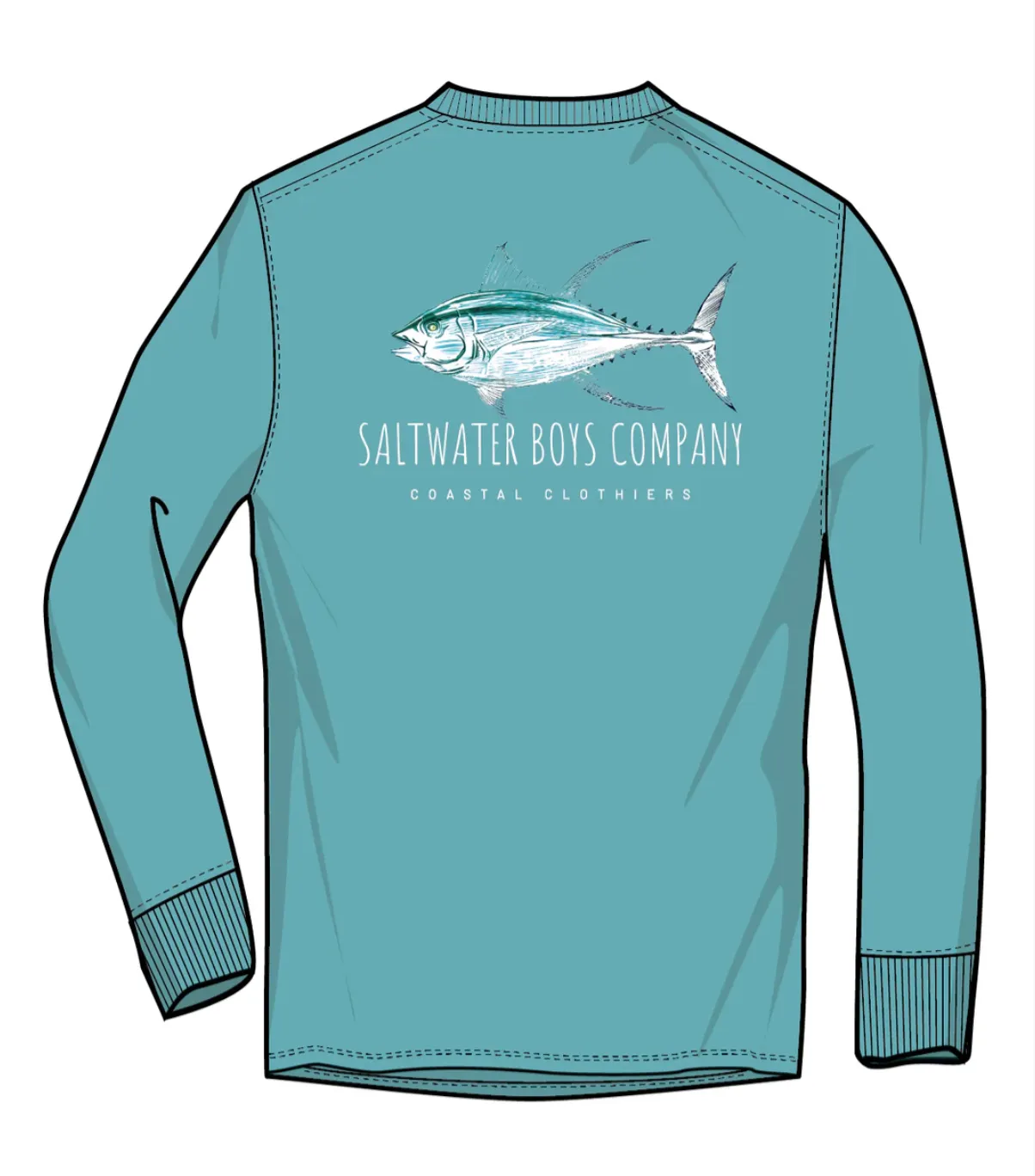 Saltwater Boys Company: Tuna LS Graphic Tee