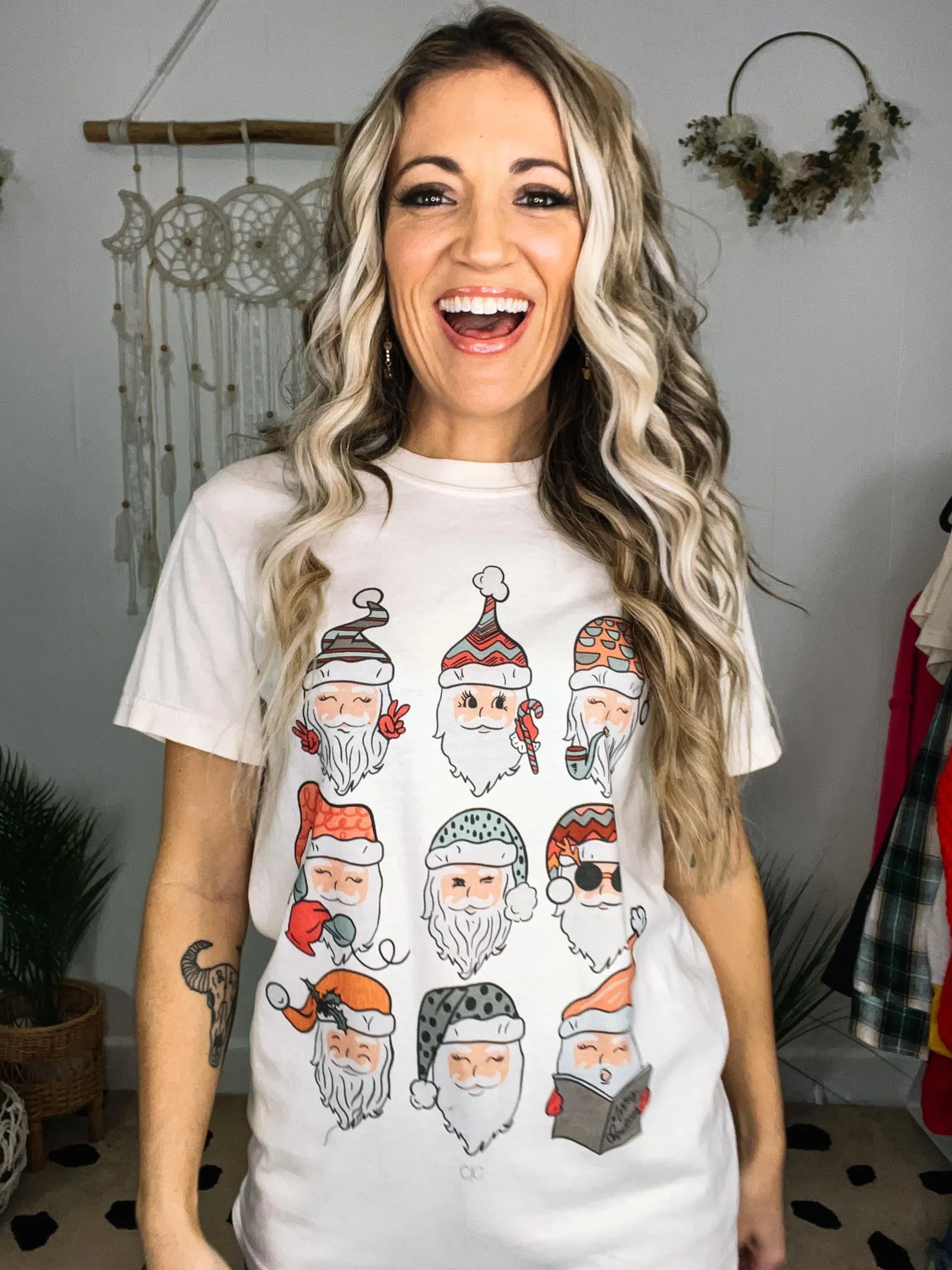 Santa Holiday Graphic Tee