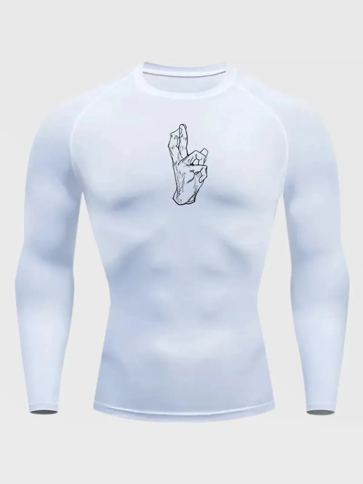 Satoru Gojo Compression Shirt Long Sleeve