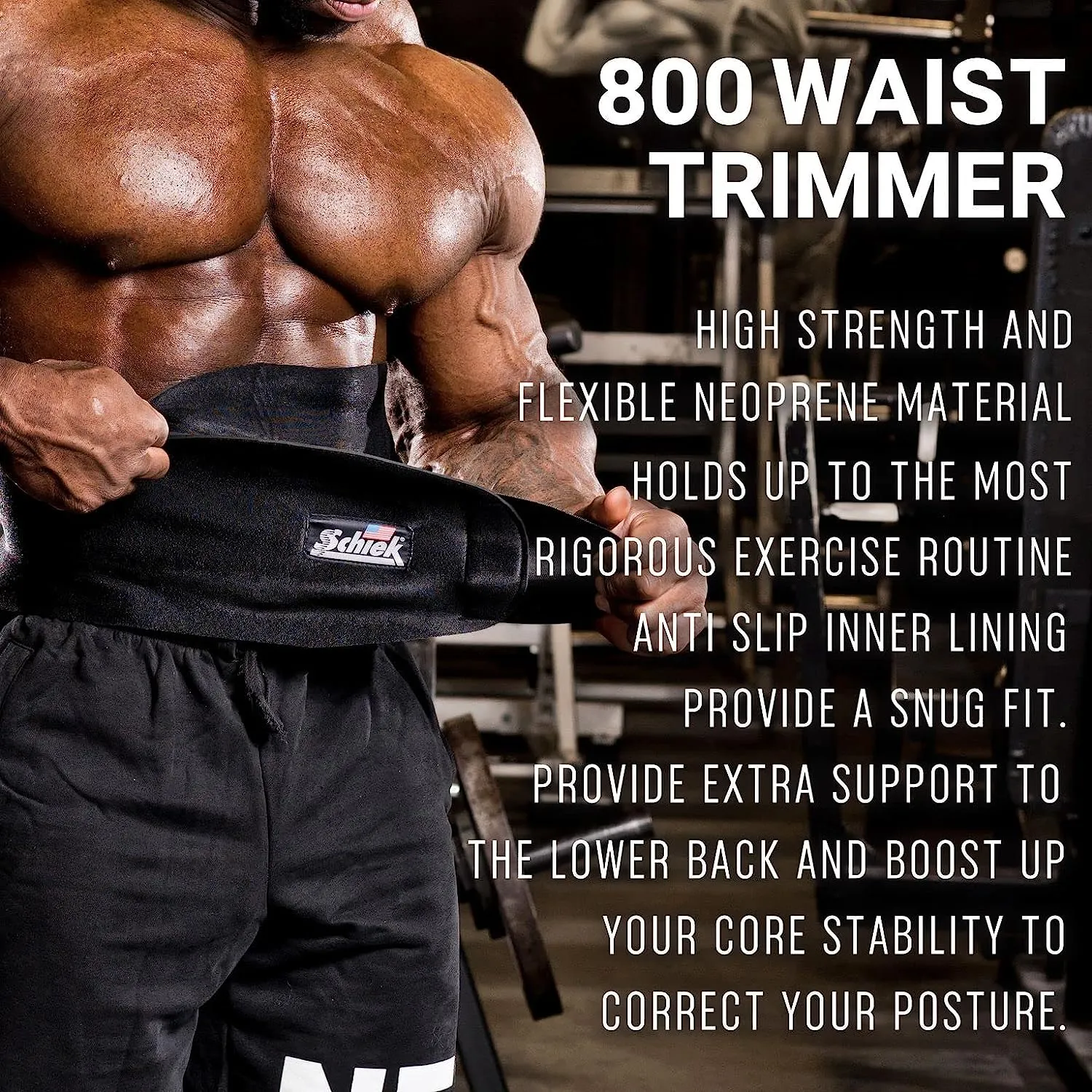 Schiek Waist Trimmer 800WT Lose Belly Fat Increase Core Temperature