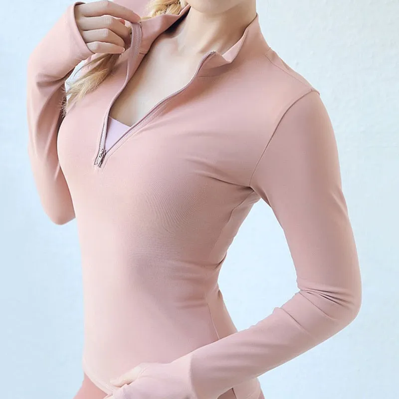 Seamless Long Sleeve Workout Top