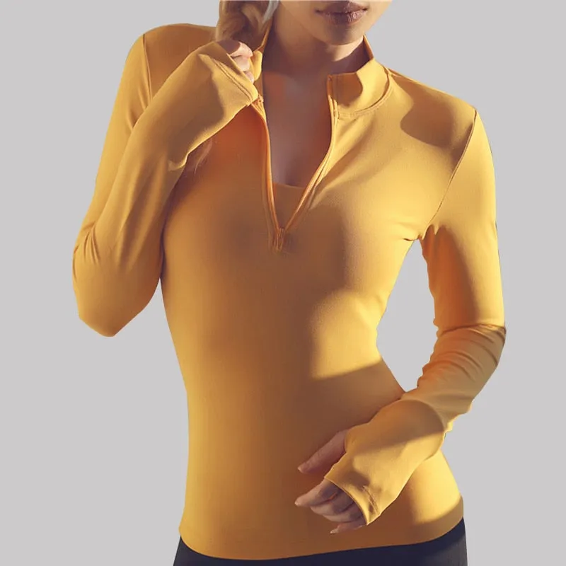 Seamless Long Sleeve Workout Top