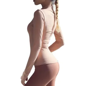 Seamless Long Sleeve Workout Top
