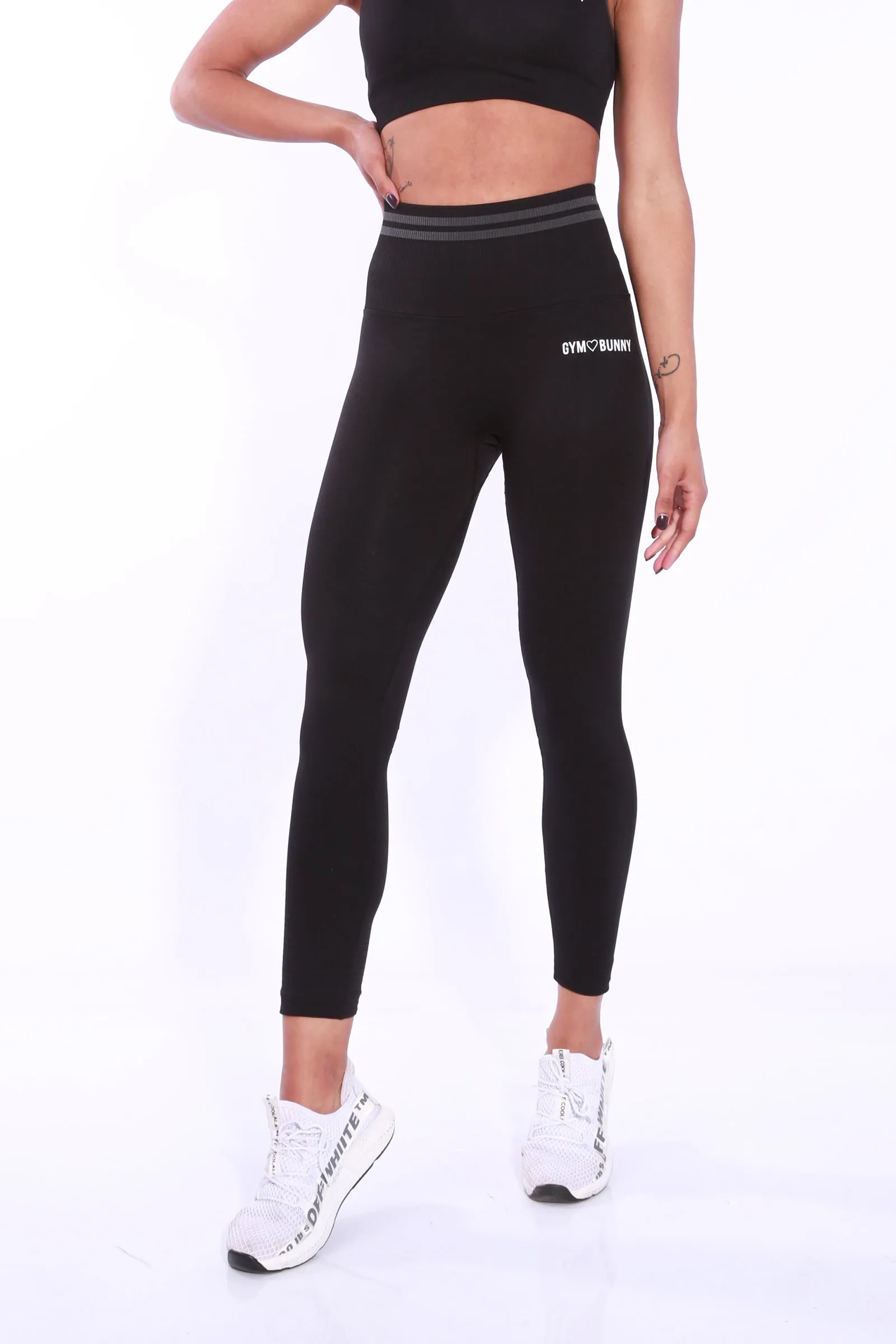 Shapewear Gymbunny Seamless Scrunch leggings -Black