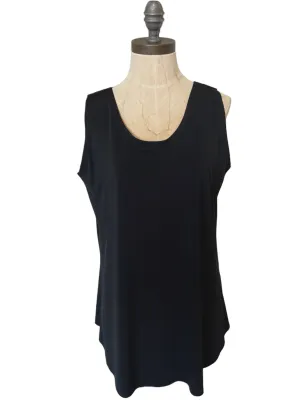 Shirtail Tank in Black