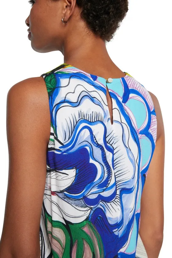 Short Loose Fitting Tank Dress - Orleans