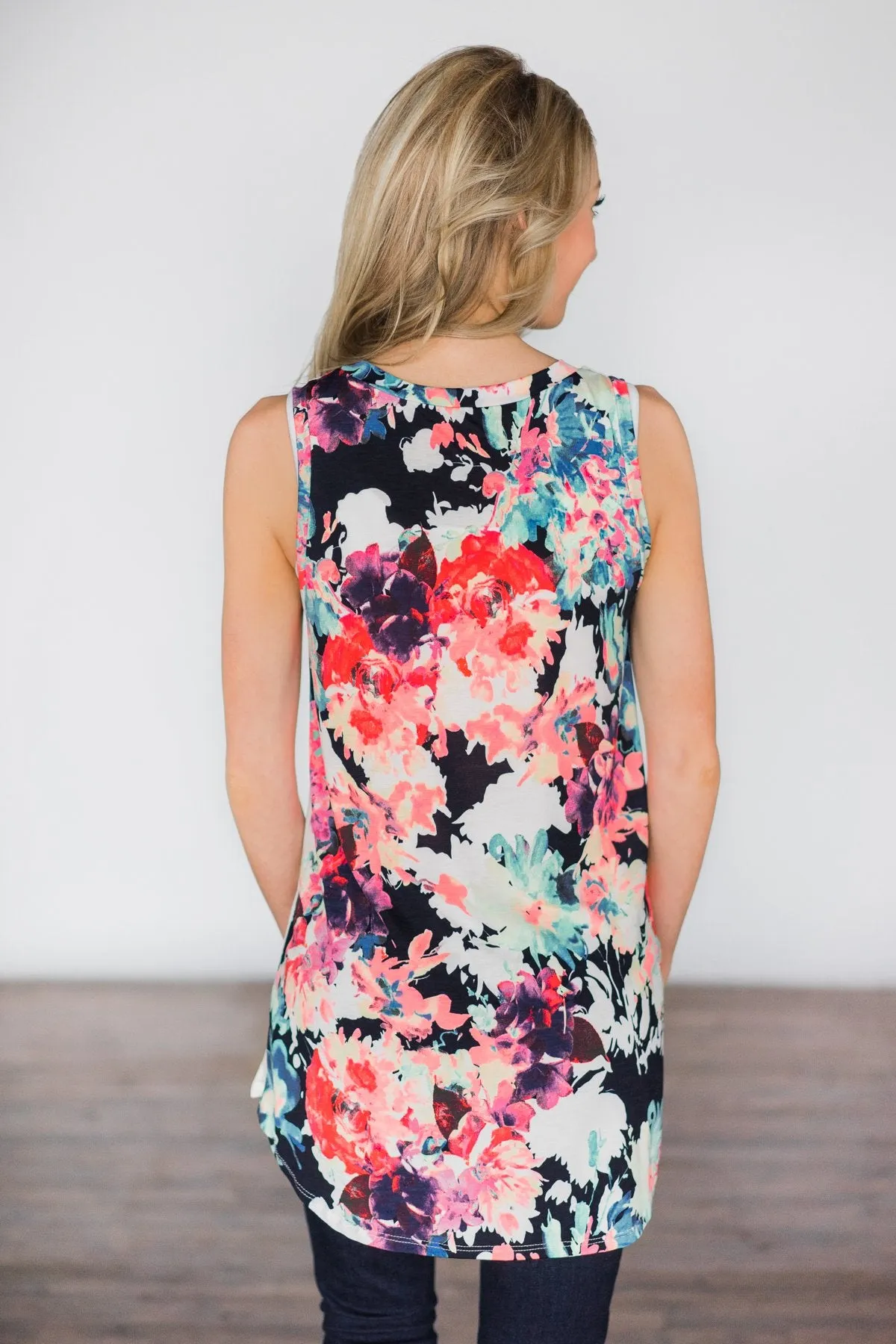 Shy Away Tank Top ~ Ivory