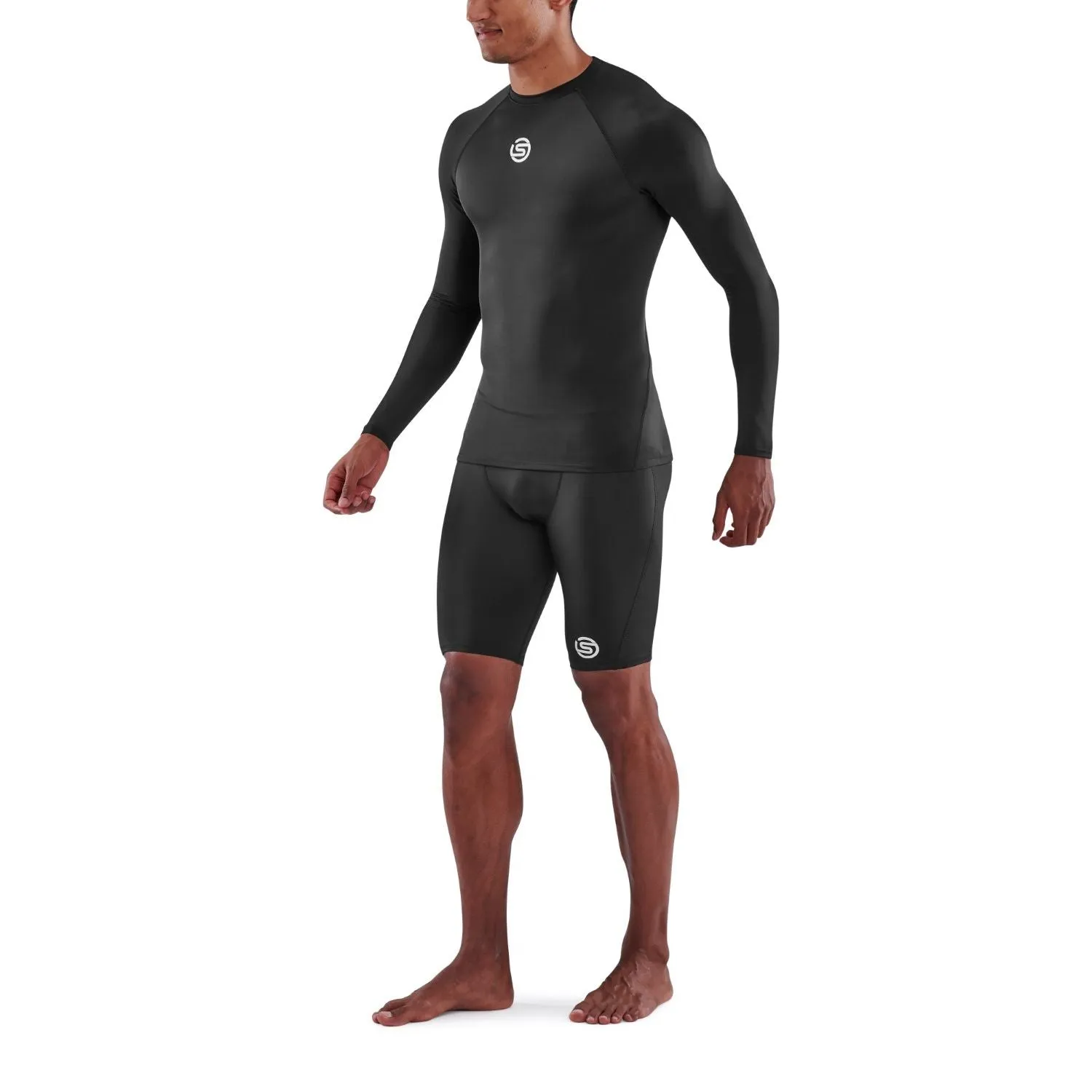 SKINS Men's Series-1 Long Sleeve Top - Black