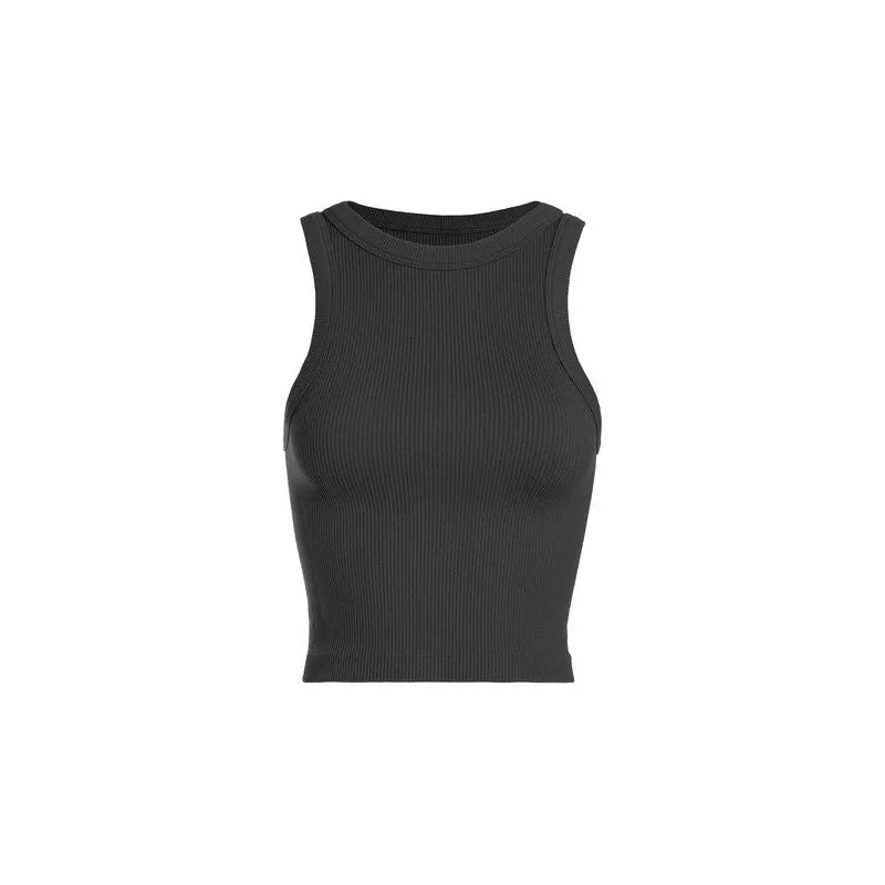 Sleeveless Ribbed Basic Tank