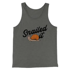 Snailed It Funny Men/Unisex Tank Top
