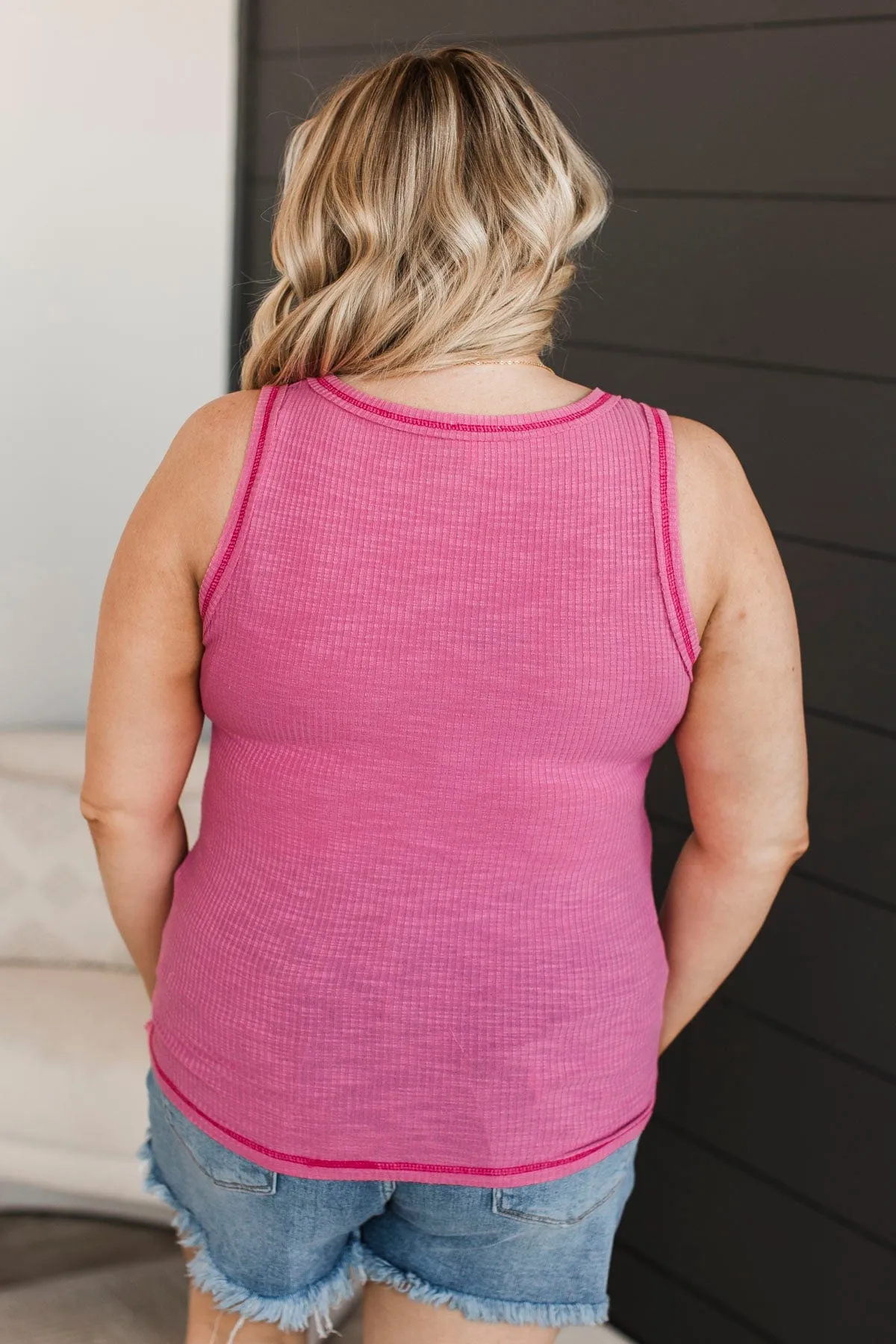 Something For Everyone Tank Top- Candy Pink