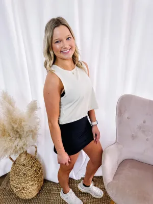 Sophia- Loose Cropped Tank