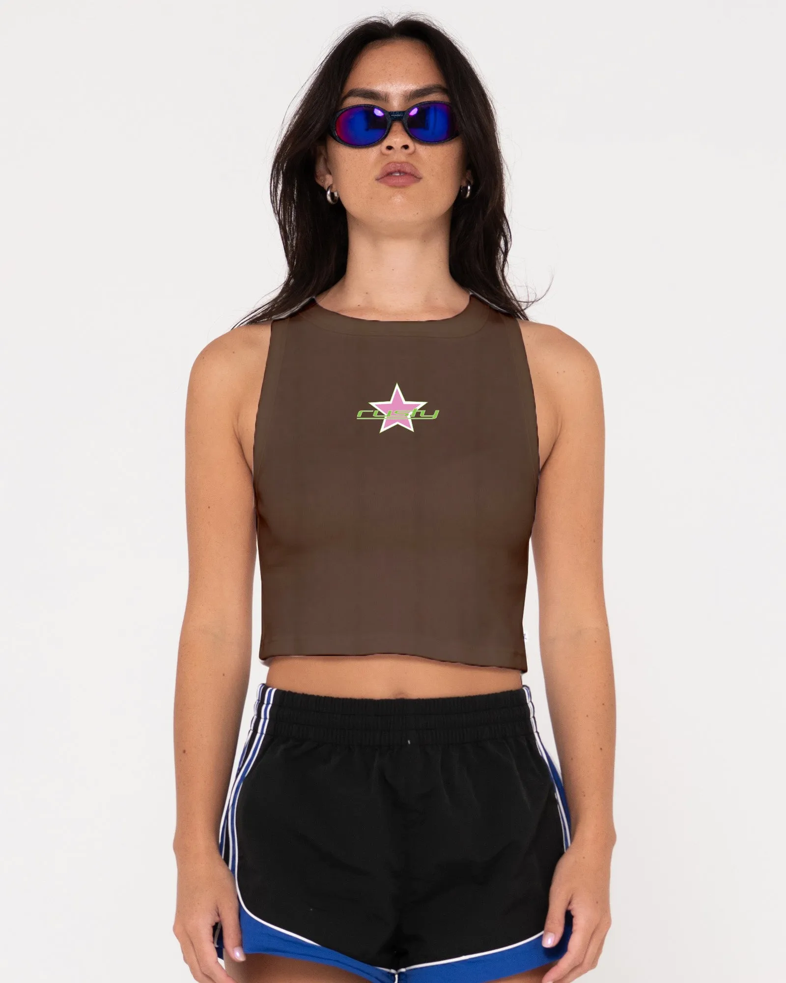 Starry Eyed Ribbed Tank Top