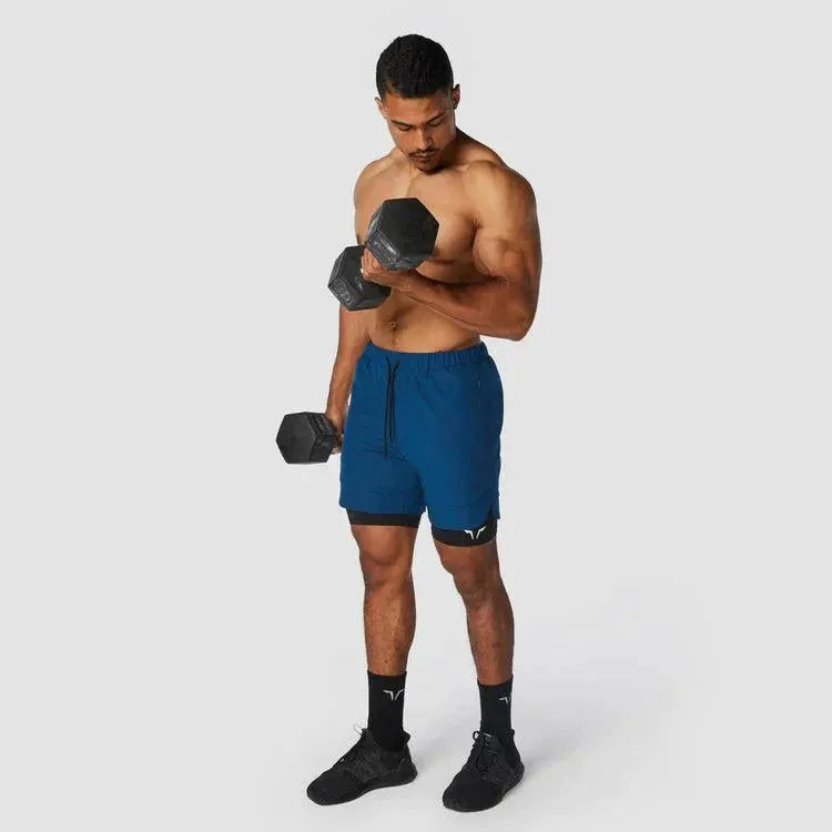 Stuttbuxur Limitless 2 in 1 - Bláar