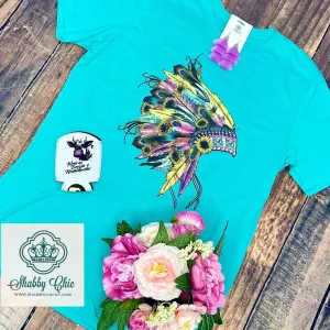 Sunflower Headdress Tee