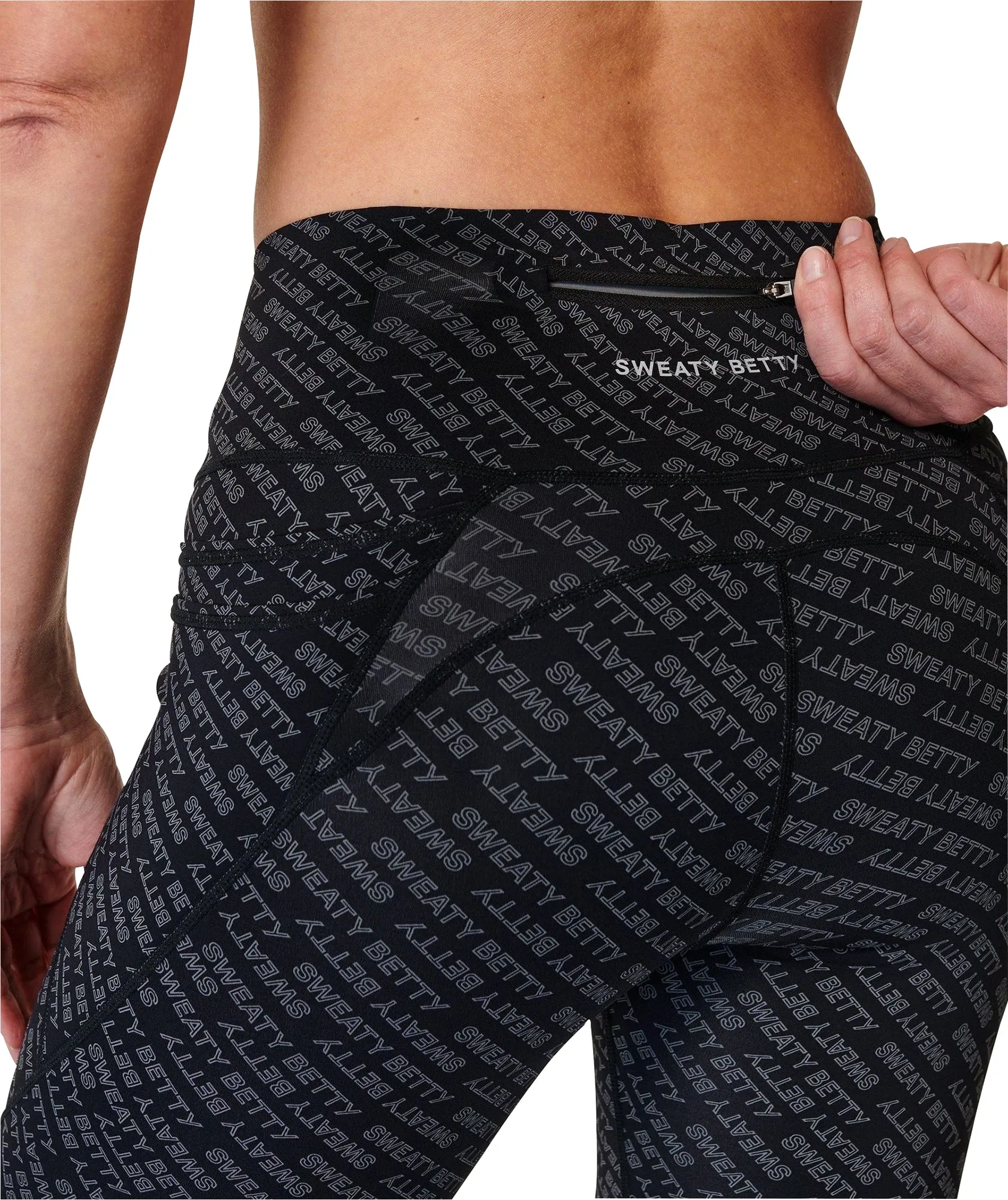 Sweaty Betty Power Pro Womens Long Training Tights - Grey