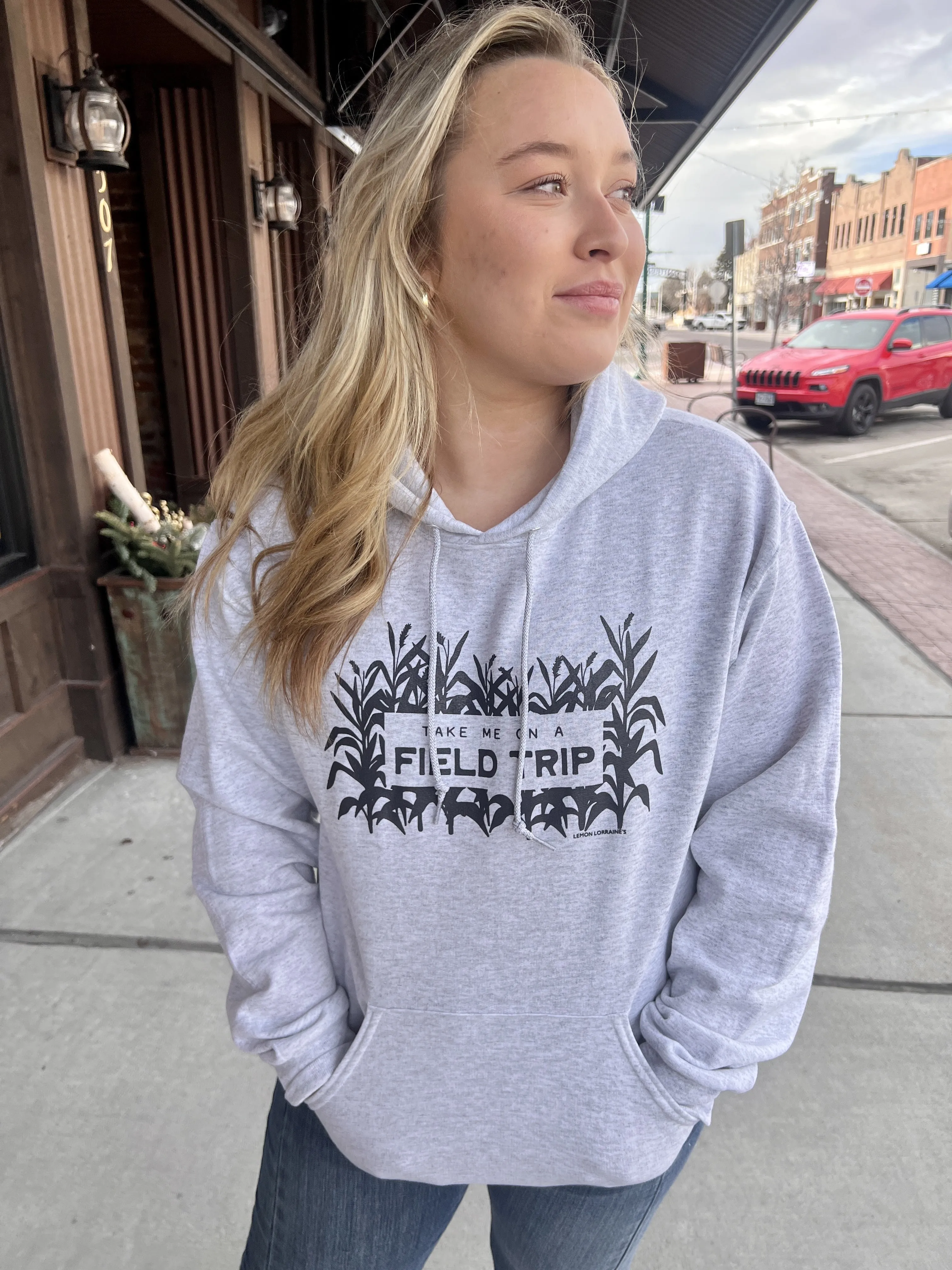 Take Me On A Field Trip Pull Over Hoodie