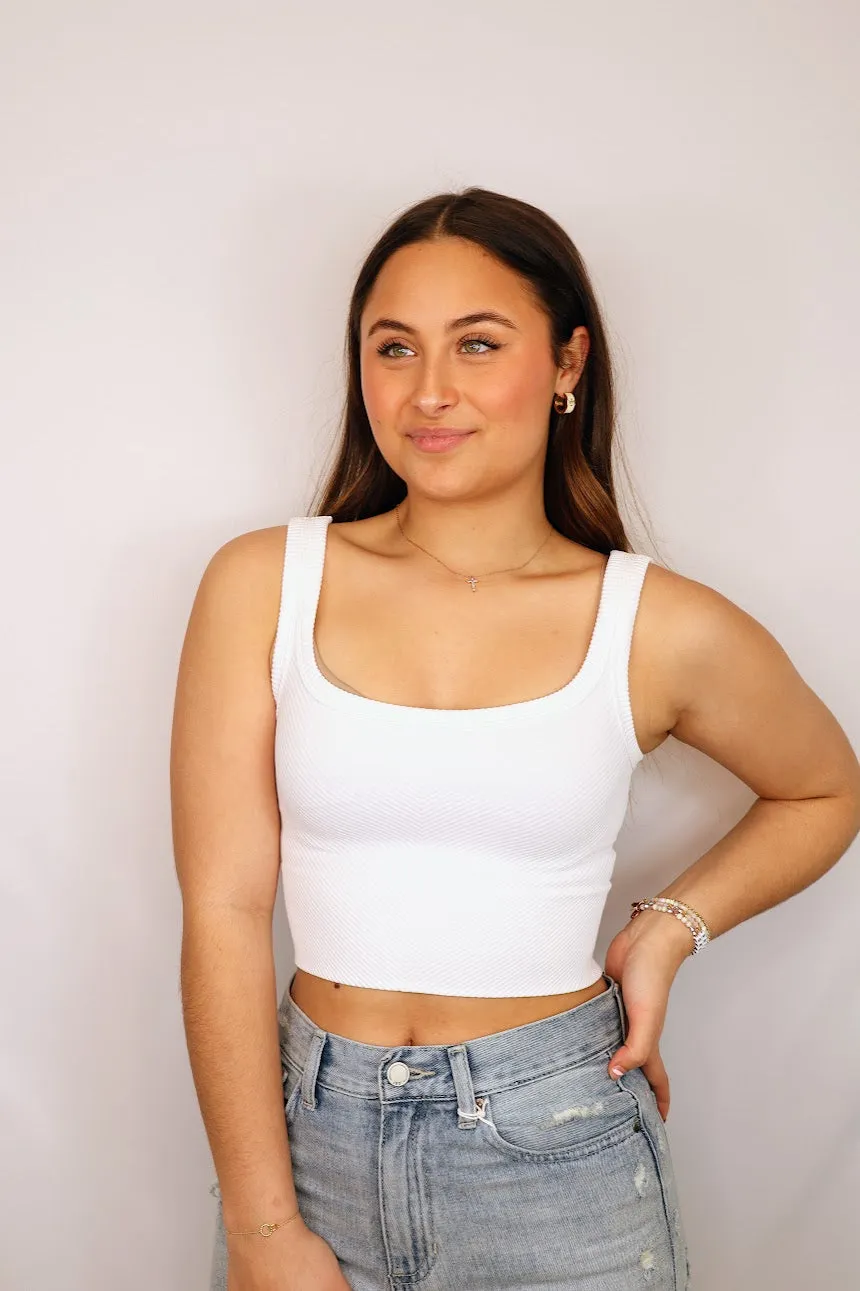Tatum Tank White