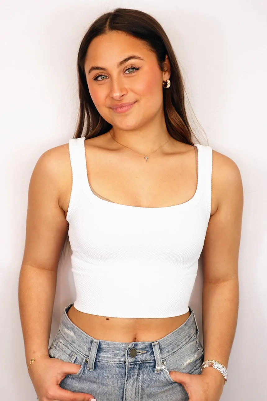 Tatum Tank White