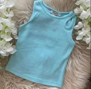 Teal tank top