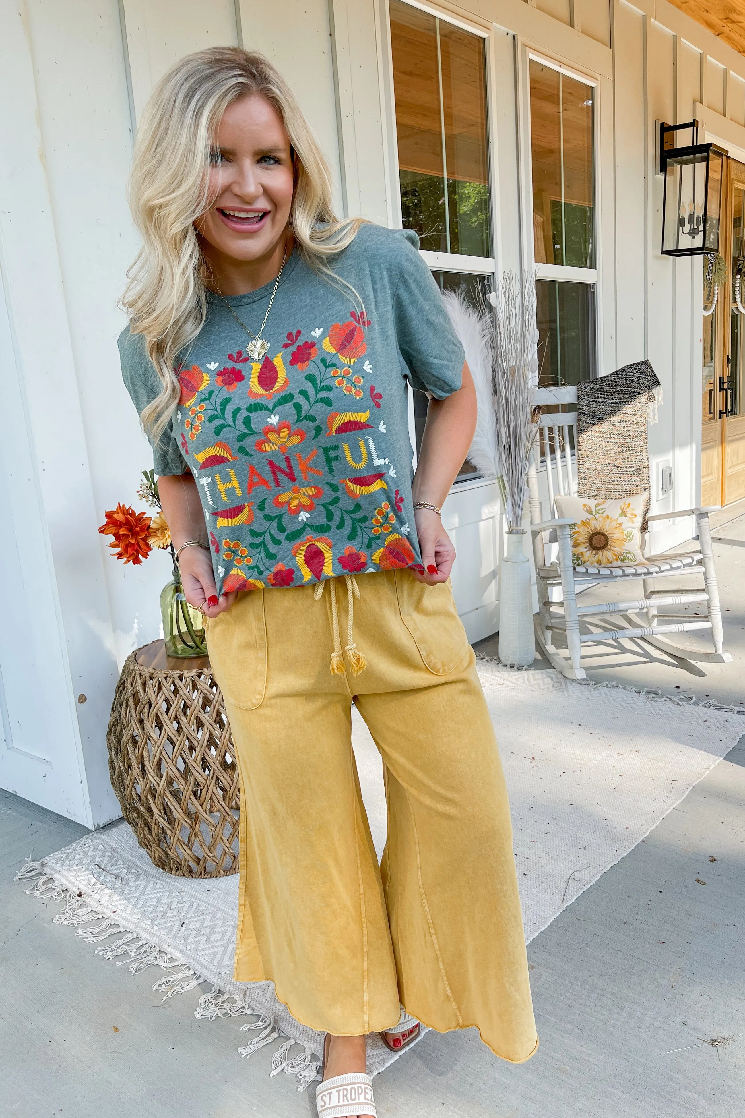 Thankful for Fall Colors Short Sleeve Graphic Tee *FINAL SALE*