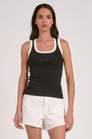 The Alexa Contrast Trim Basic Tank