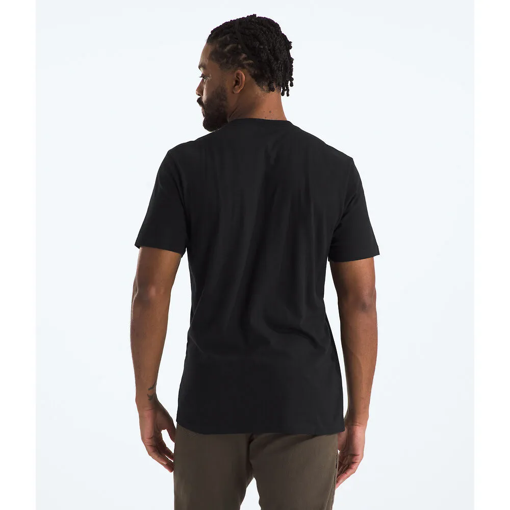 THE NORTH FACE SHORT SLEEVE BOX LOGO TEE - TNF BLACK/TNF WHITE