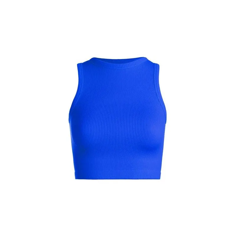 Thick Ribbed Cropped Tank