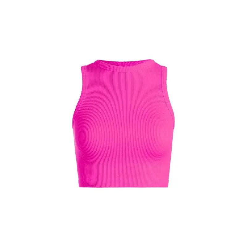 Thick Ribbed Cropped Tank