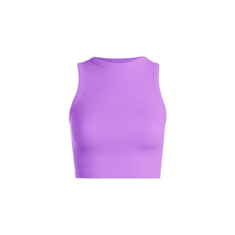 Thick Ribbed Cropped Tank