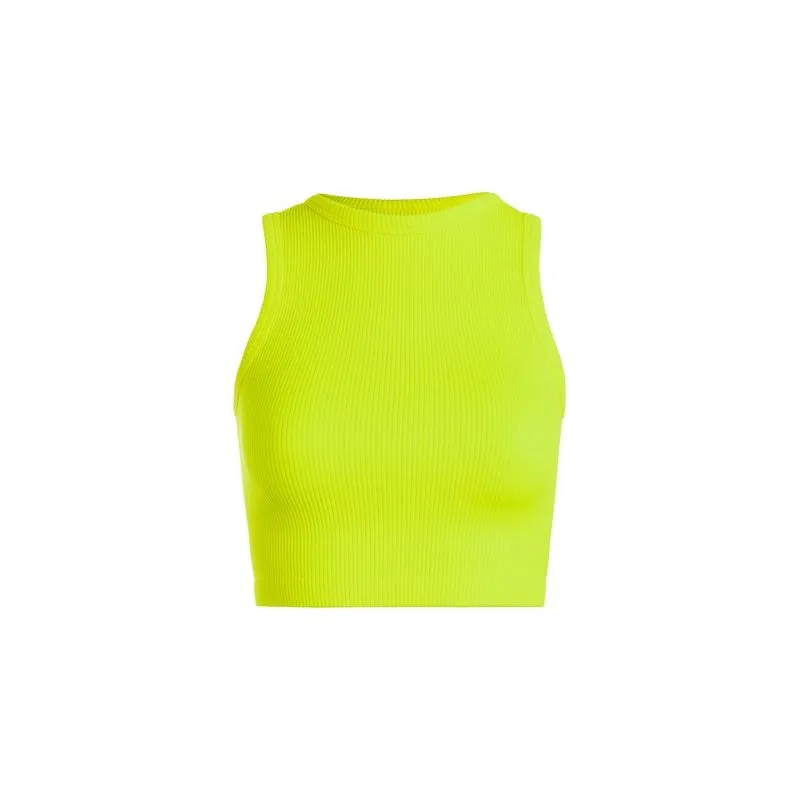 Thick Ribbed Cropped Tank