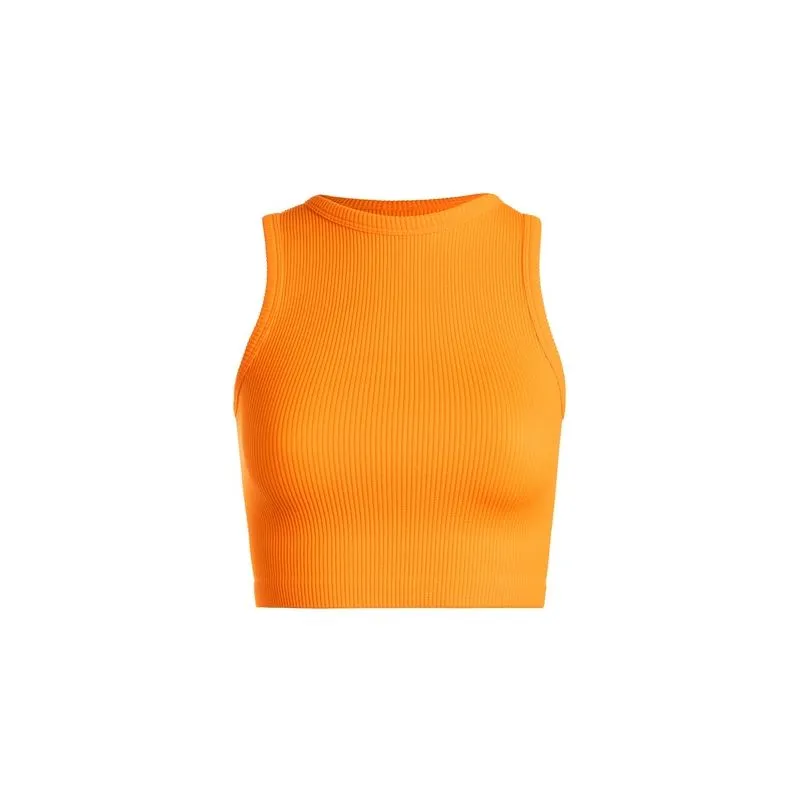 Thick Ribbed Cropped Tank