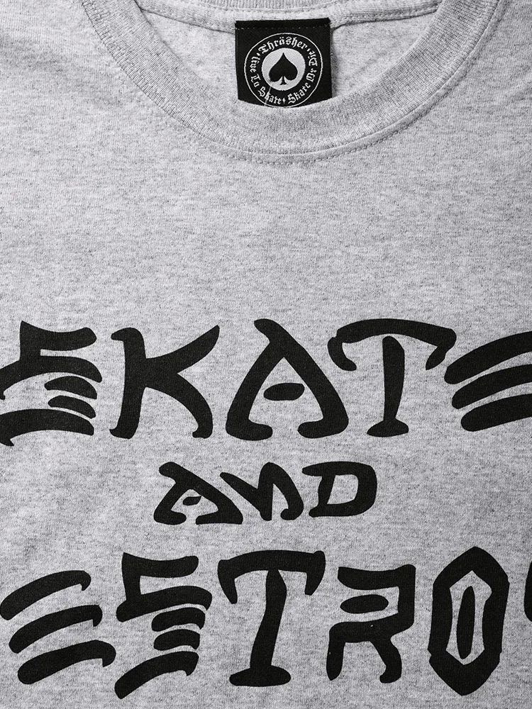Thrasher Skate & Destroy T-Shirt - Grey