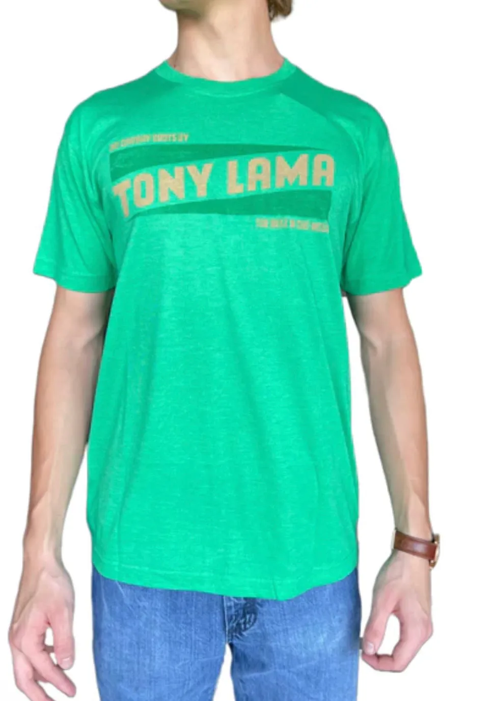 Tony Lama Bright Green Graphic