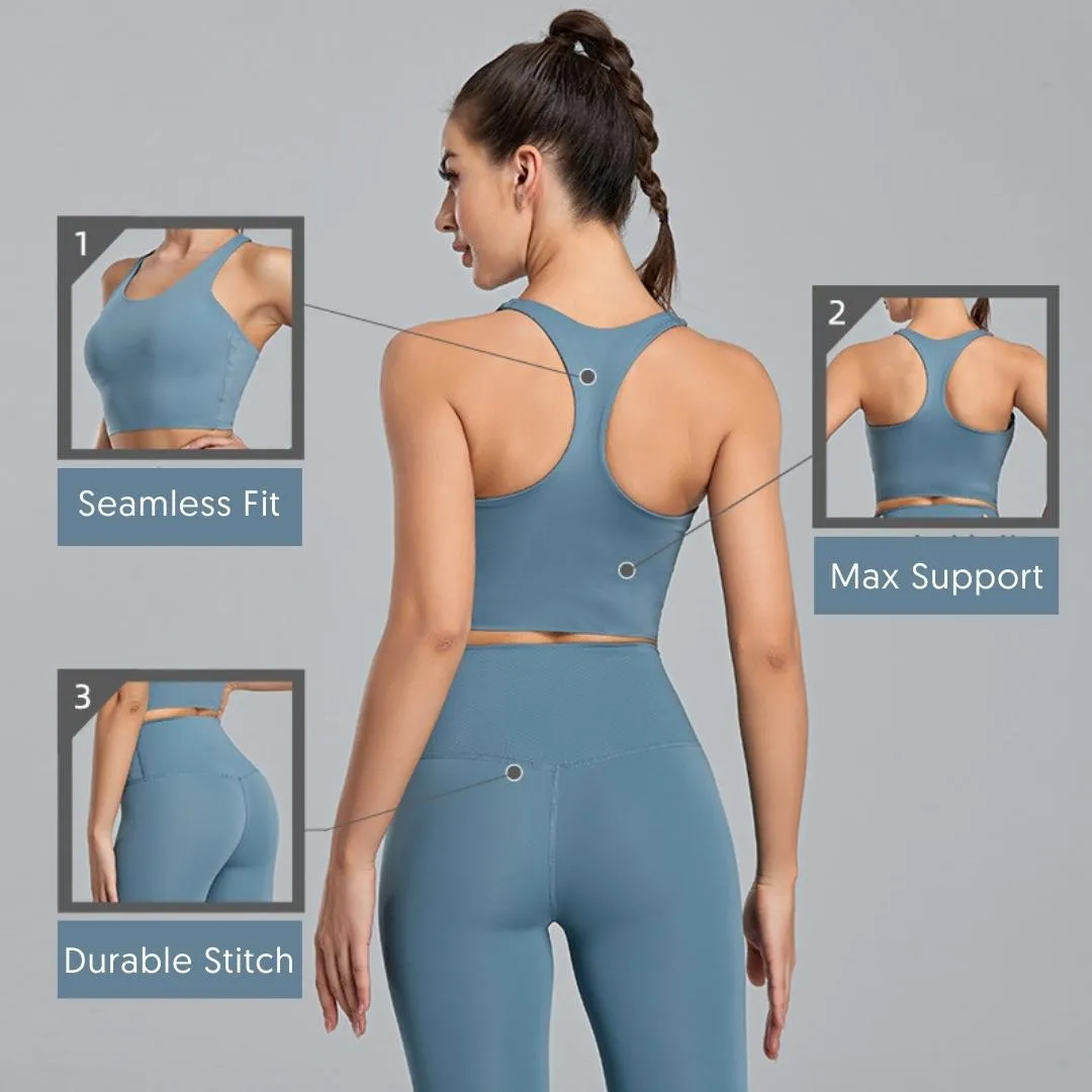 Trendy Women's Workout Clothing Set