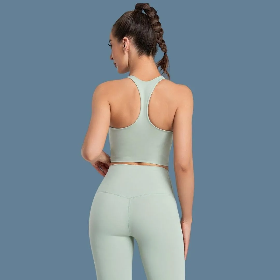 Trendy Women's Workout Clothing Set